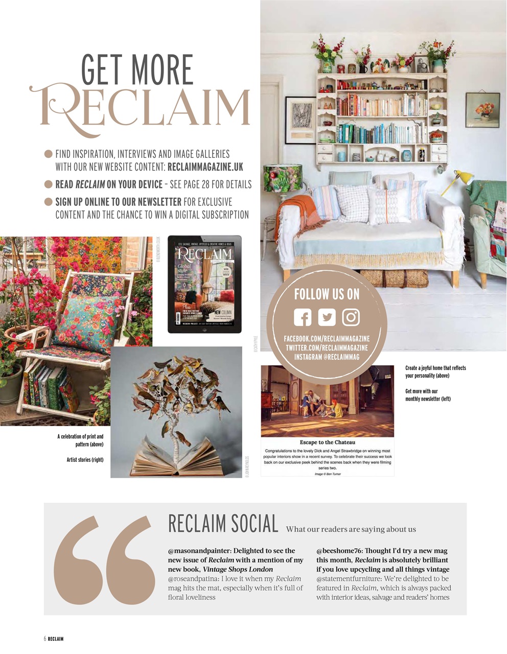 Reclaim Preview Pages