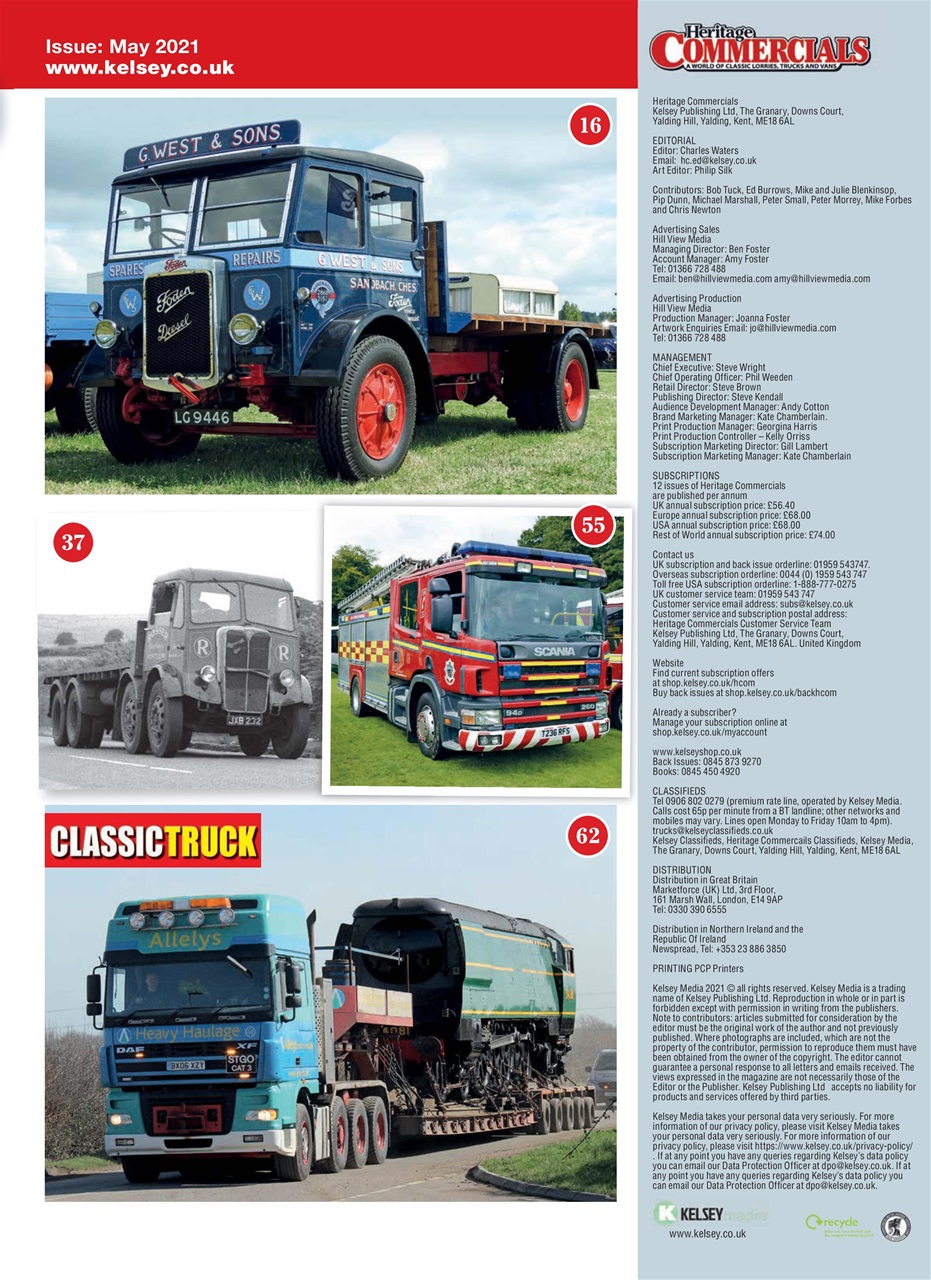 Heritage Commercials Magazine Preview Pages
