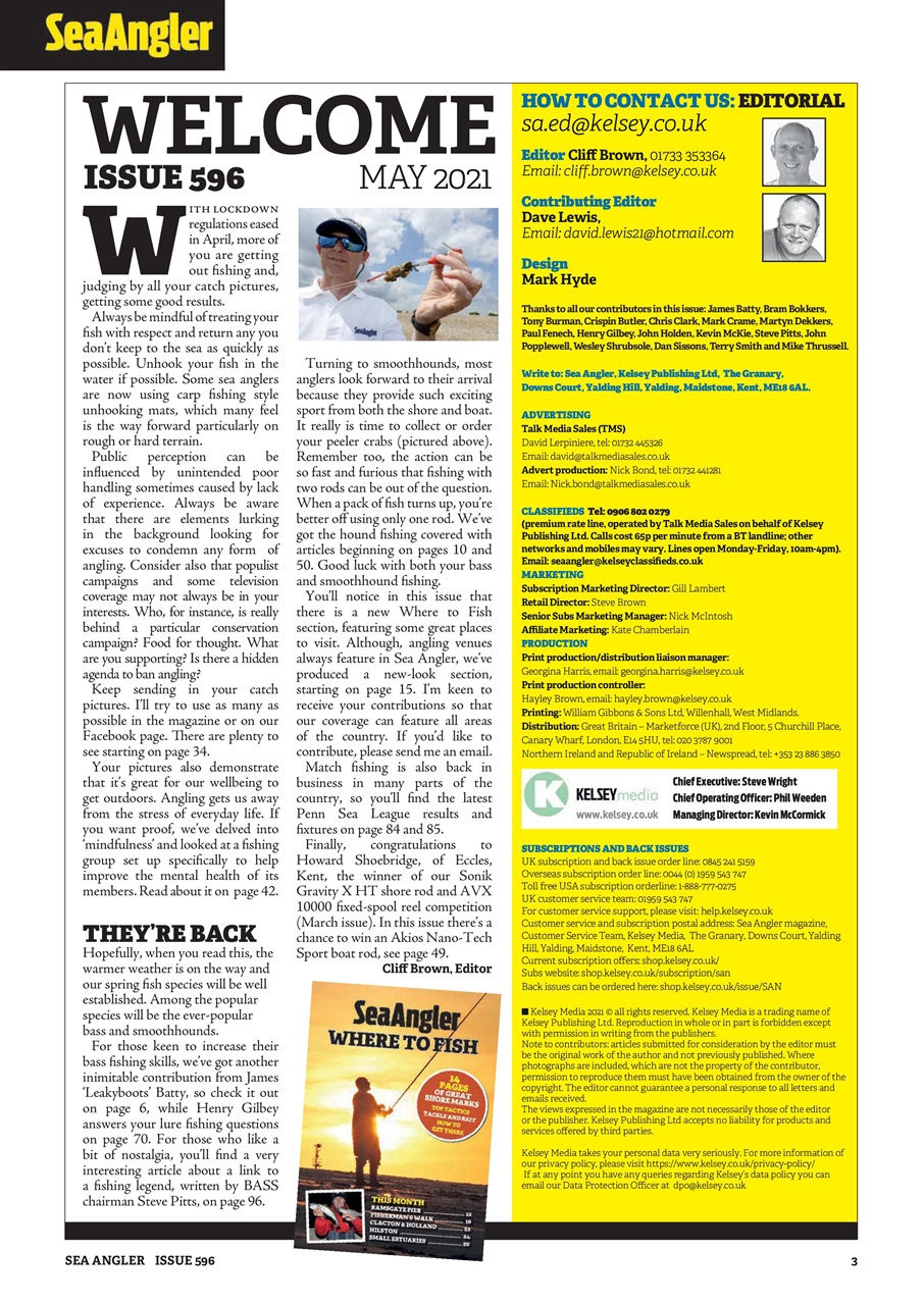Sea Angler Preview Pages