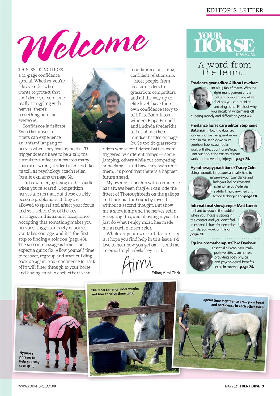 Your Horse Preview Pages