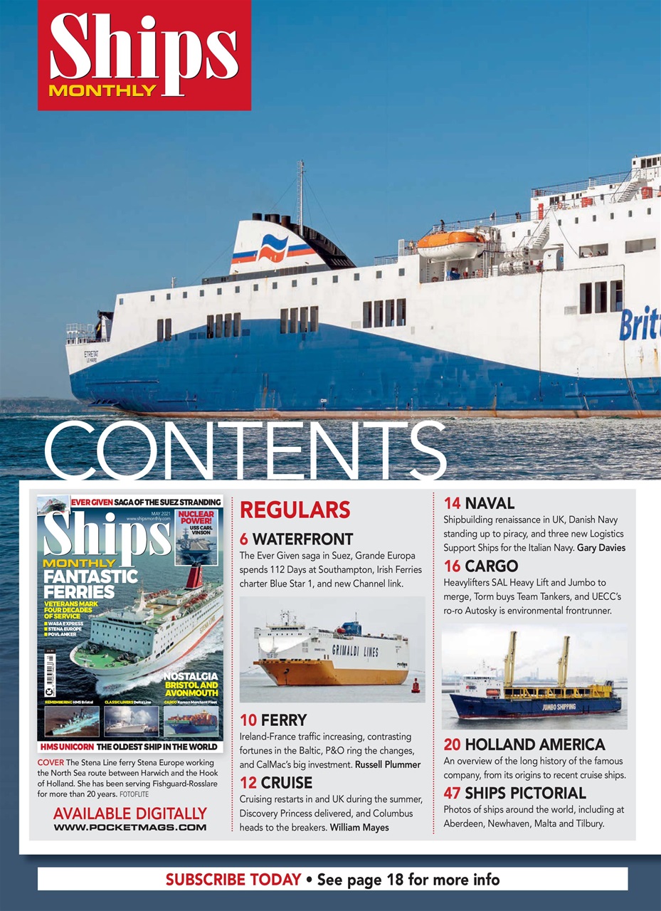 Ships Monthly Preview Pages