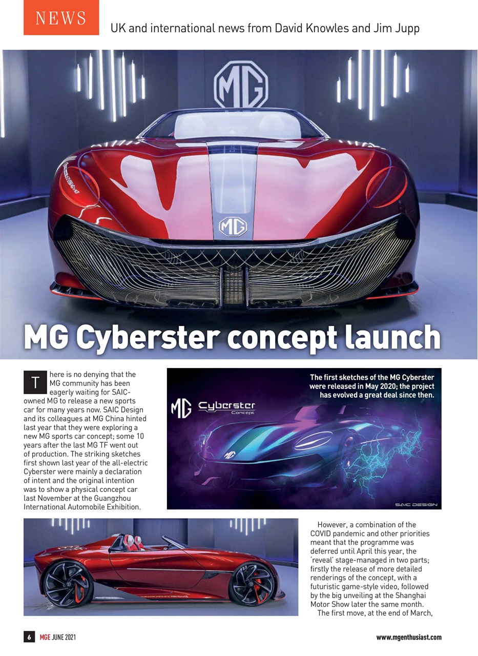 MG Enthusiast Preview Pages