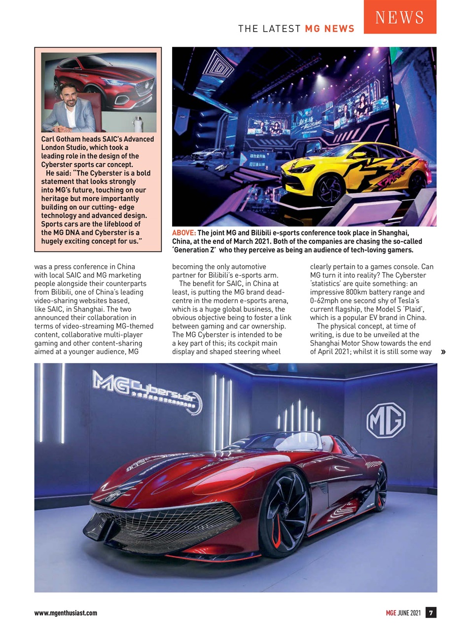 MG Enthusiast Preview Pages