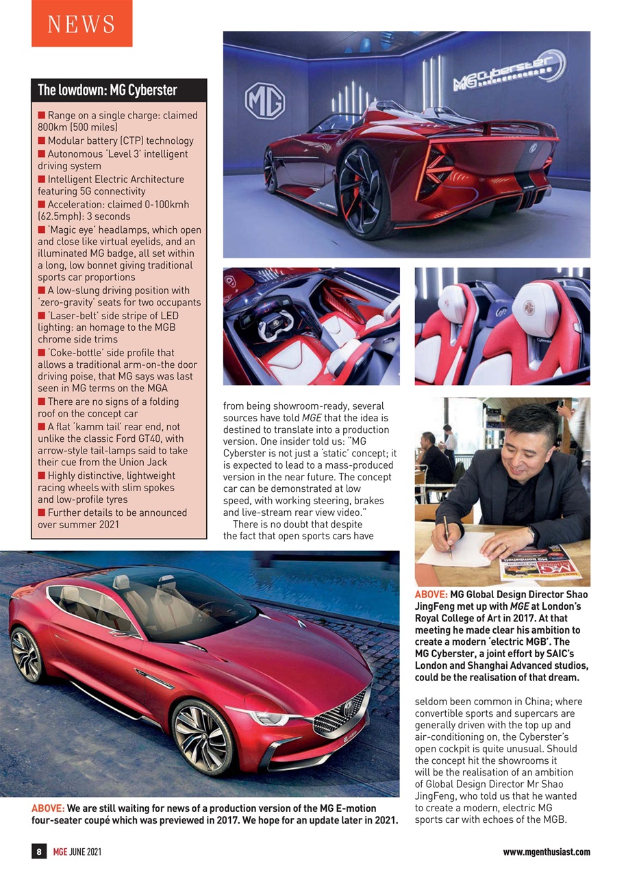 MG Enthusiast Preview Pages