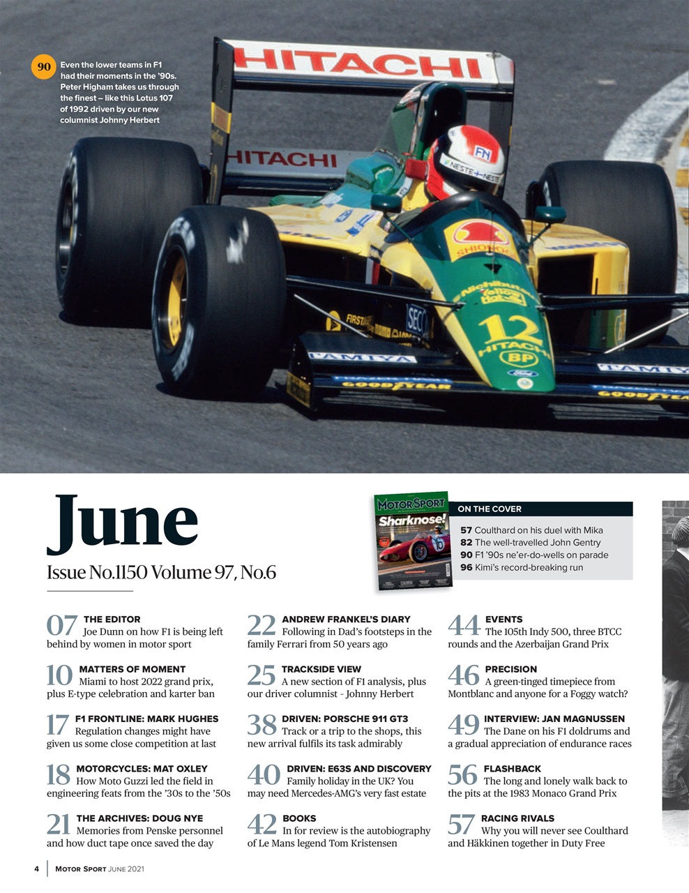 Motor Sport Magazine Preview Pages