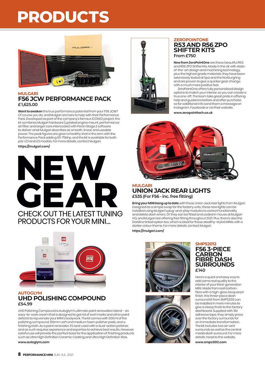 Performance Mini Preview Pages