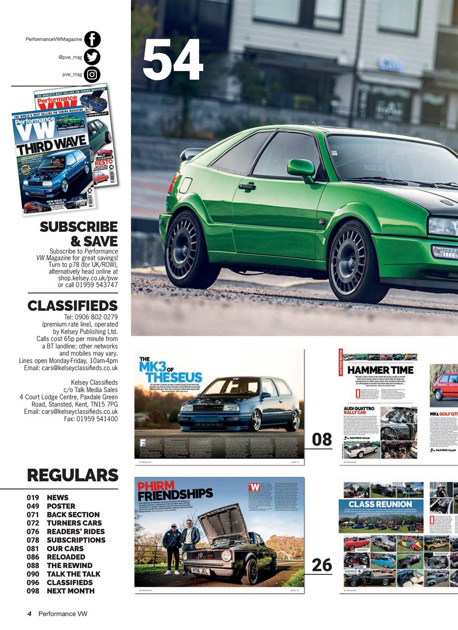 Performance VW Preview Pages