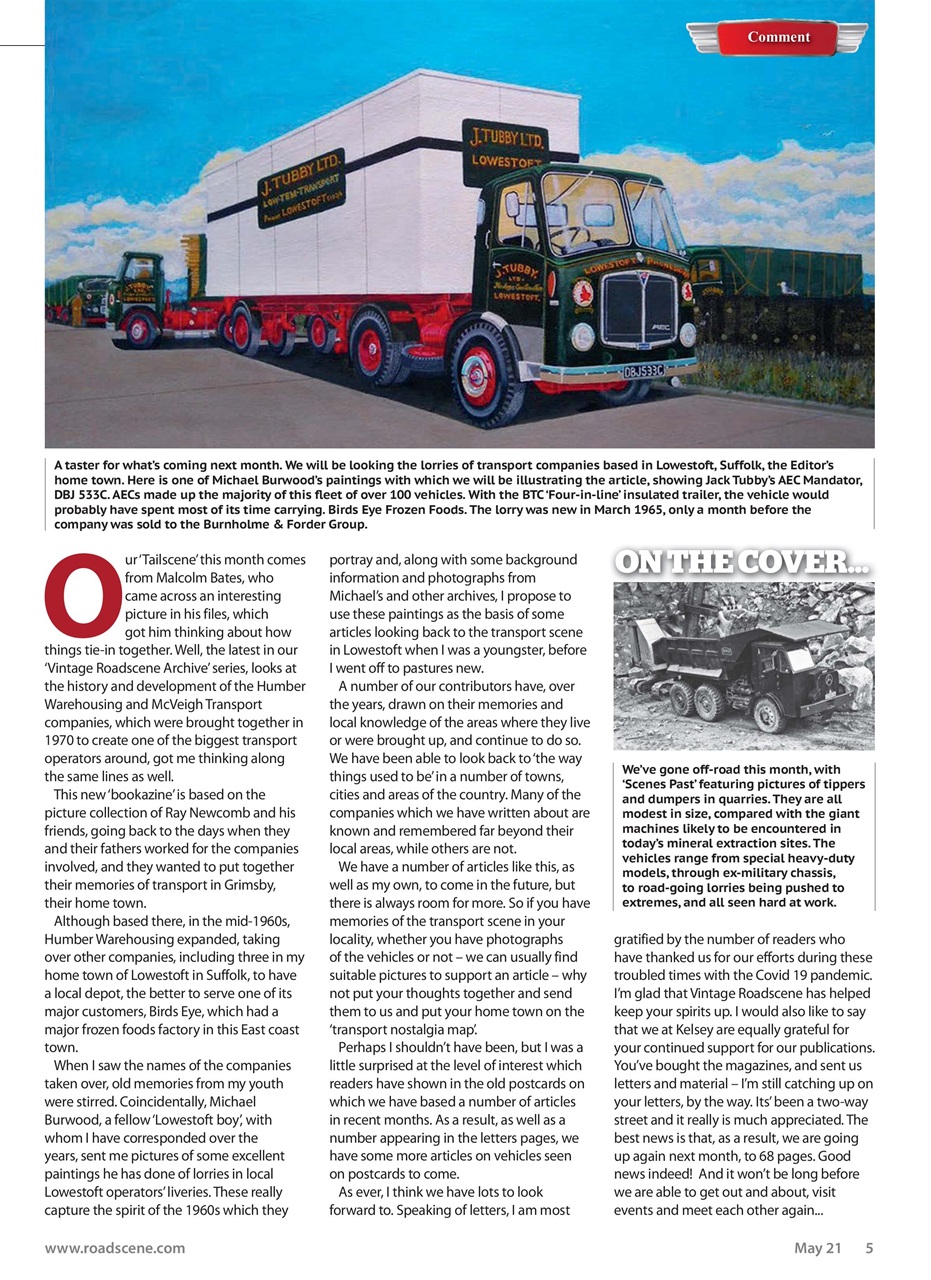 Vintage Roadscene Preview Pages