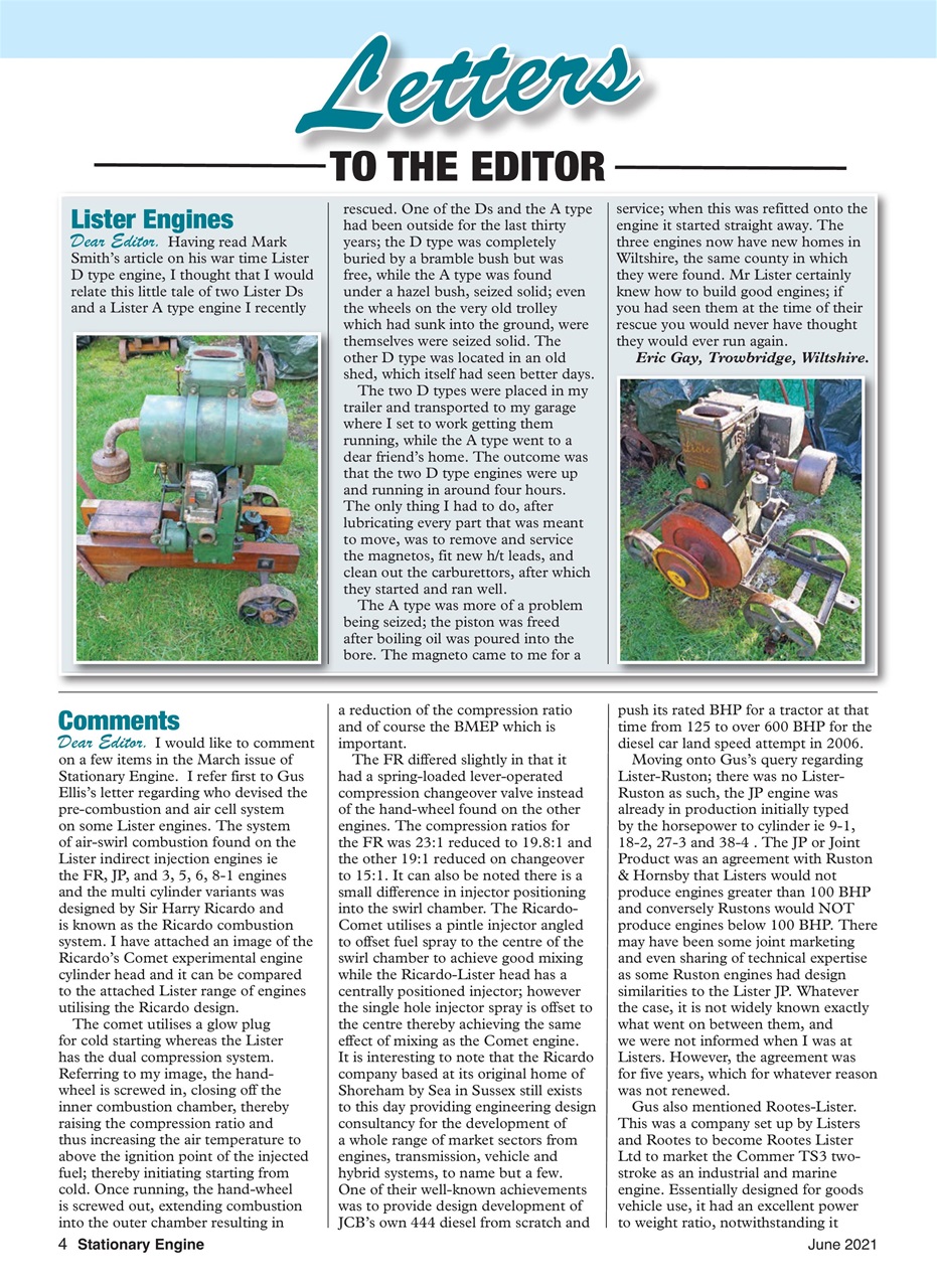 Stationary Engine Preview Pages