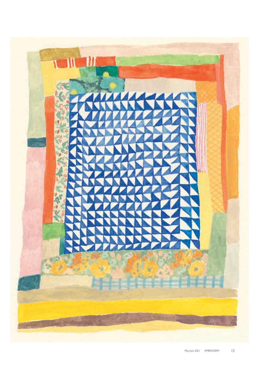 Embroidery Magazine Preview Pages