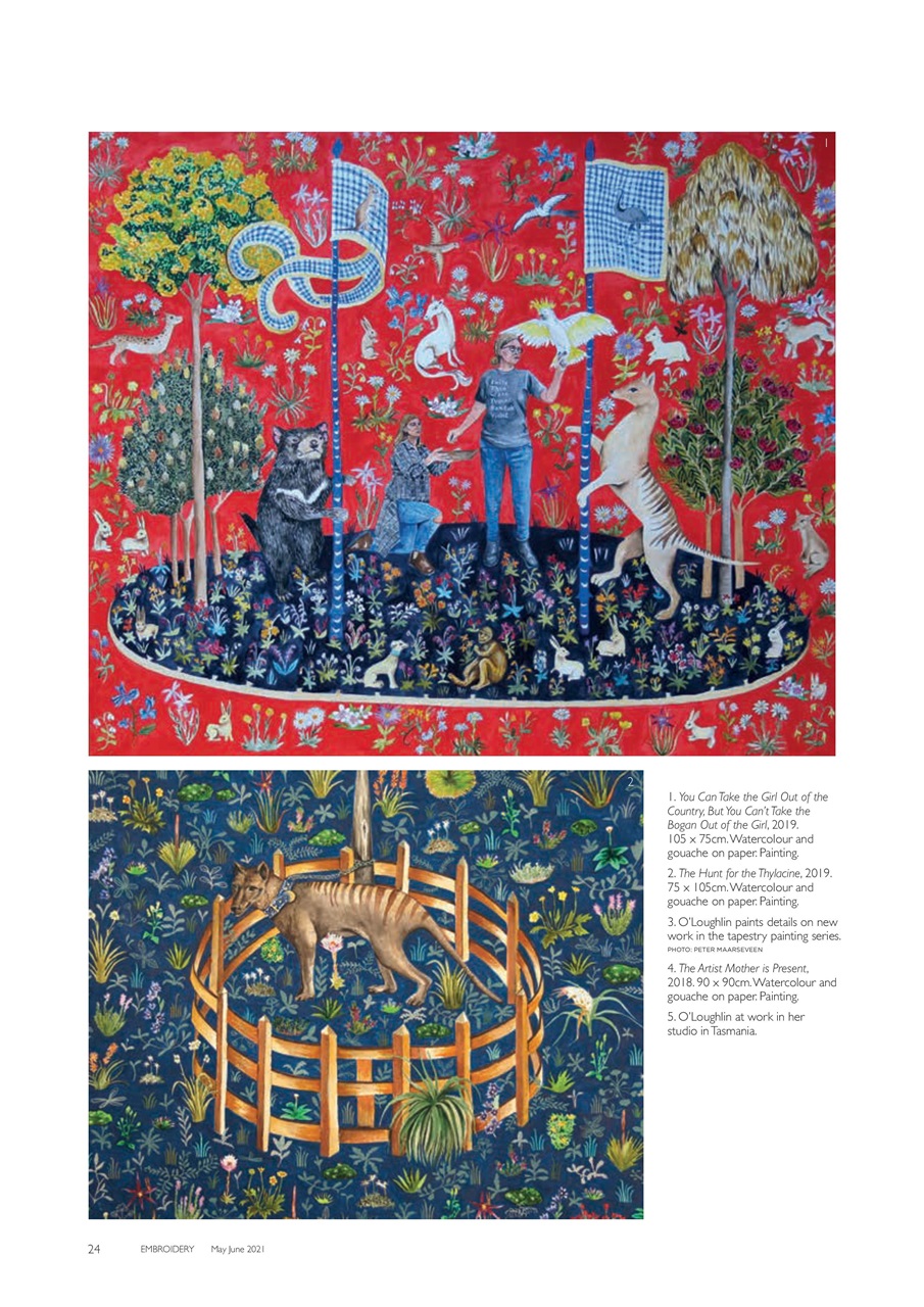 Embroidery Magazine Preview Pages