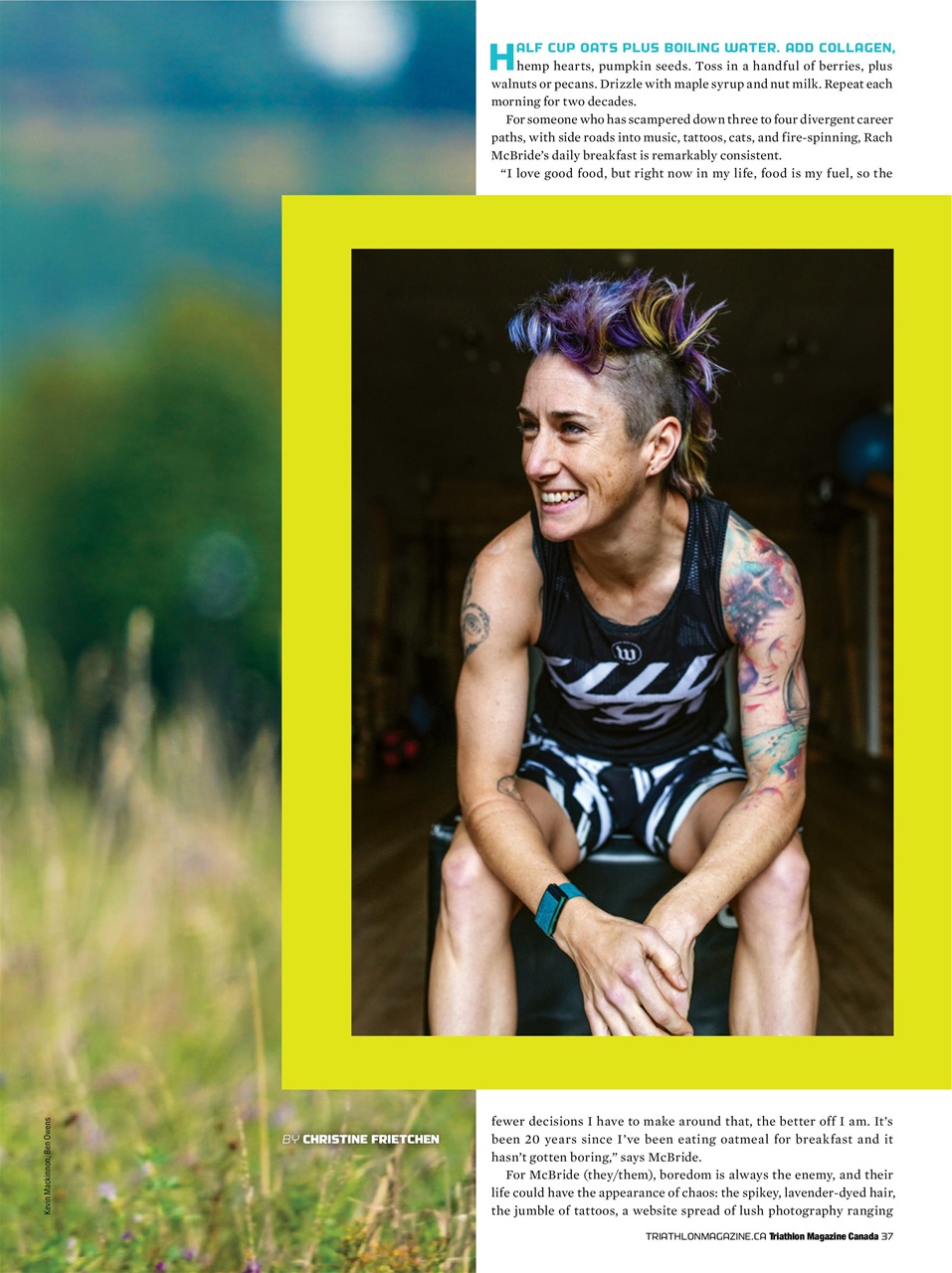 Triathlon Magazine Canada Preview Pages