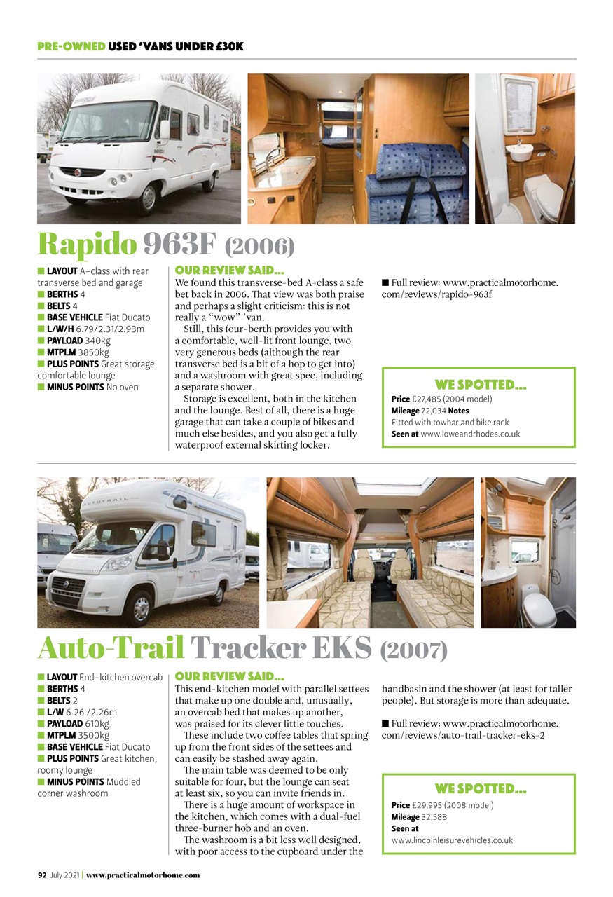 Practical Motorhome Preview Pages