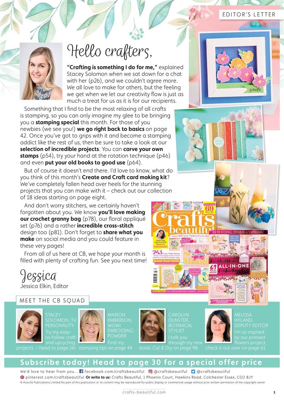 Crafts Beautiful Preview Pages