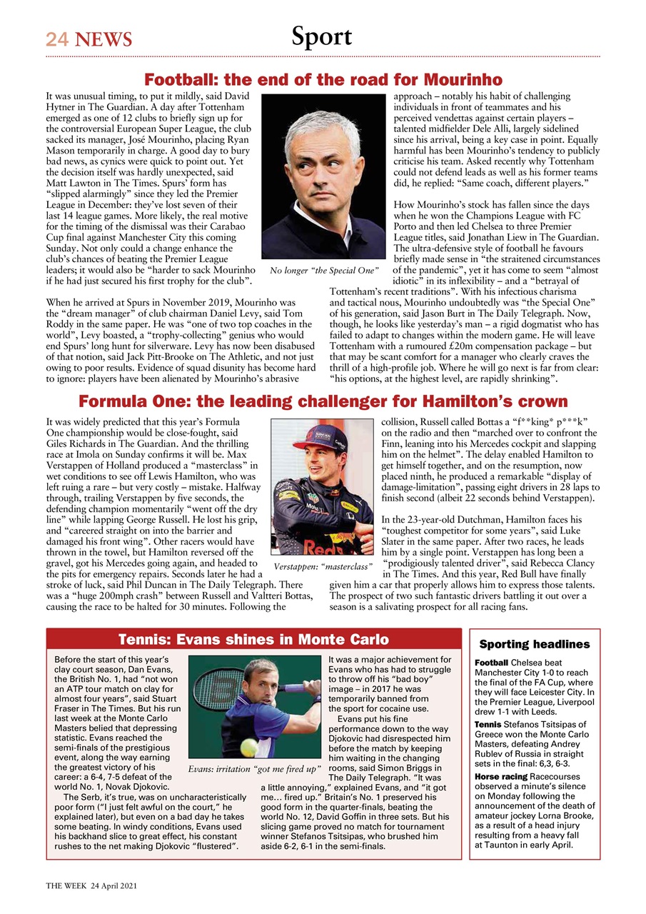 The Week Preview Pages