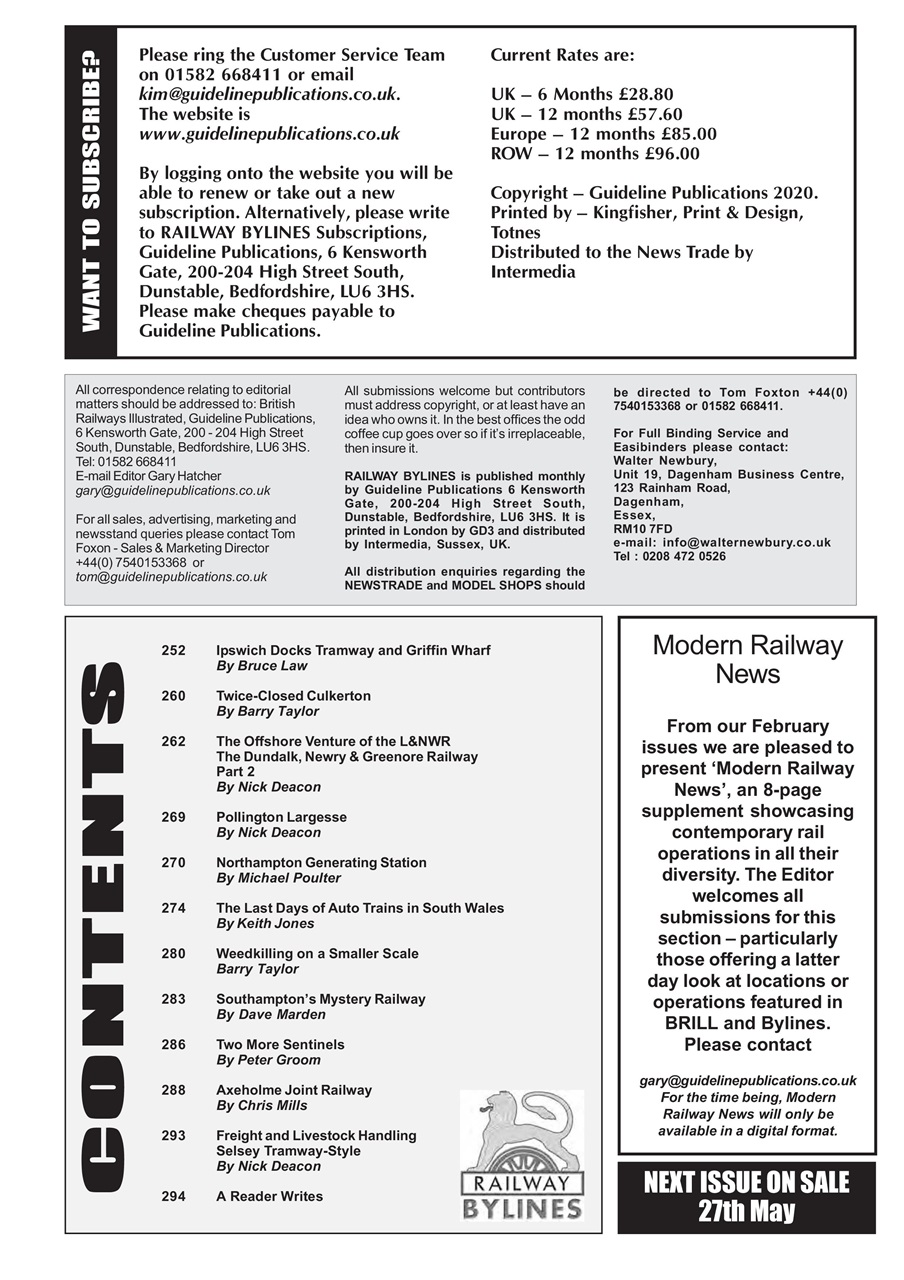 Railway Bylines Preview Pages