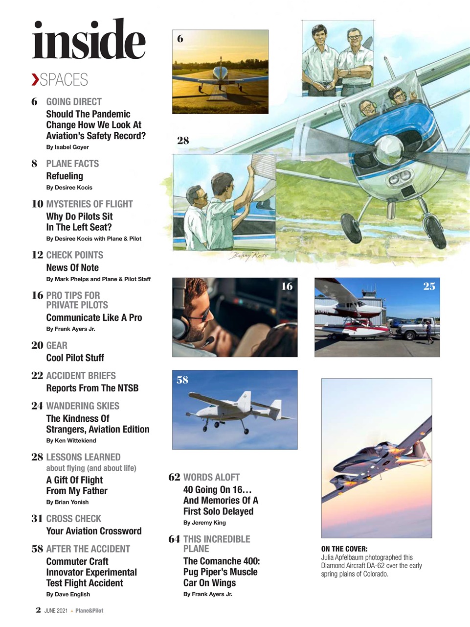 Plane & Pilot Preview Pages