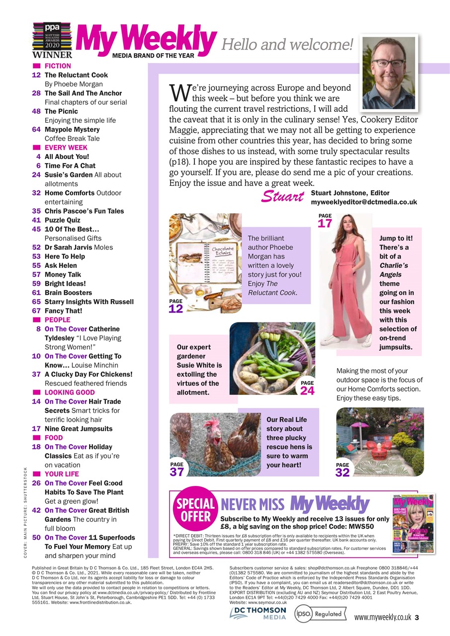 My Weekly Preview Pages