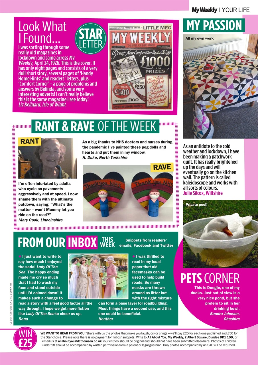 My Weekly Preview Pages