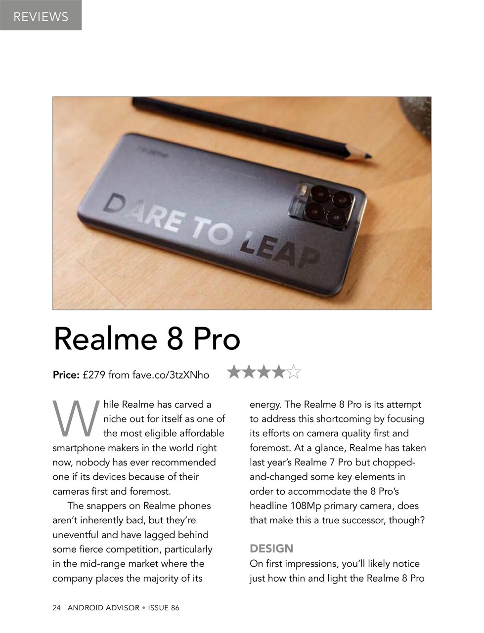 Android Advisor Preview Pages