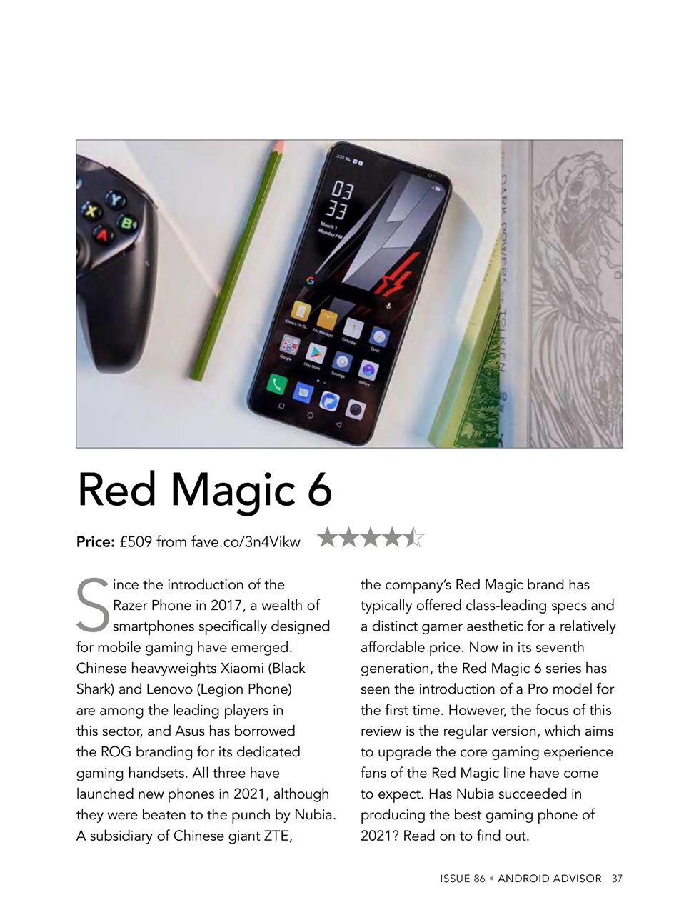 Android Advisor Preview Pages