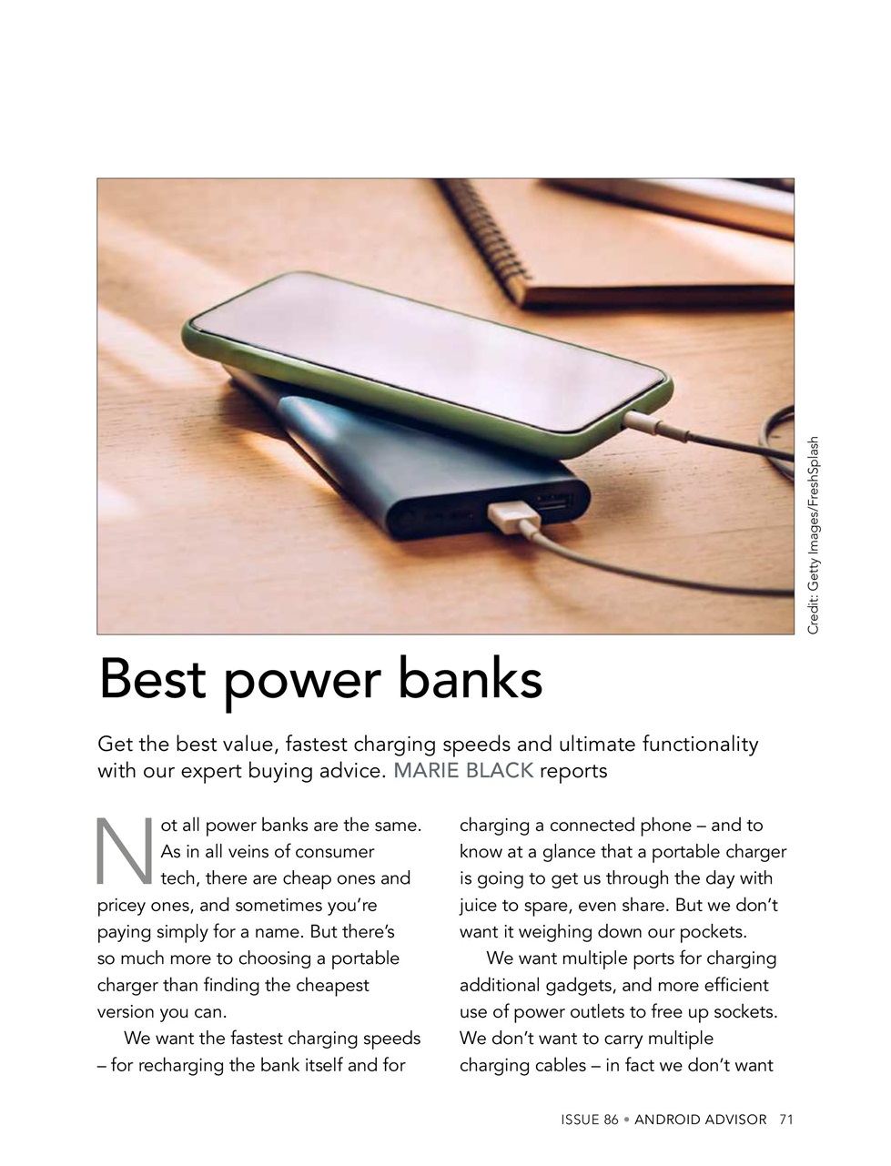 Android Advisor Preview Pages