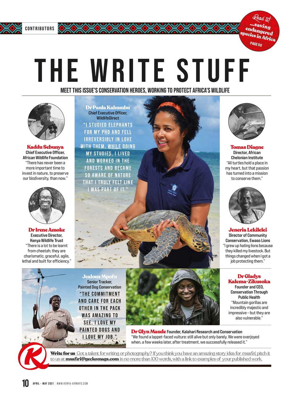 MSAFIRI – Kenya Airways Inflight Preview Pages