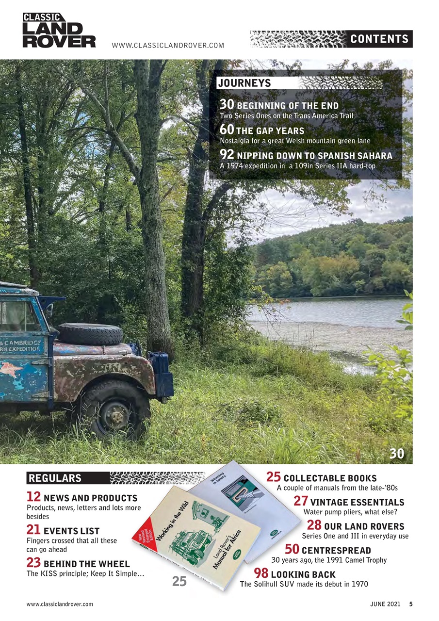 Classic Land Rover Magazine Preview Pages