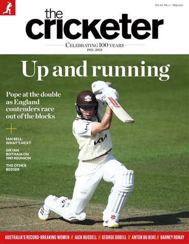 The Cricketer Magazine issue May 2021