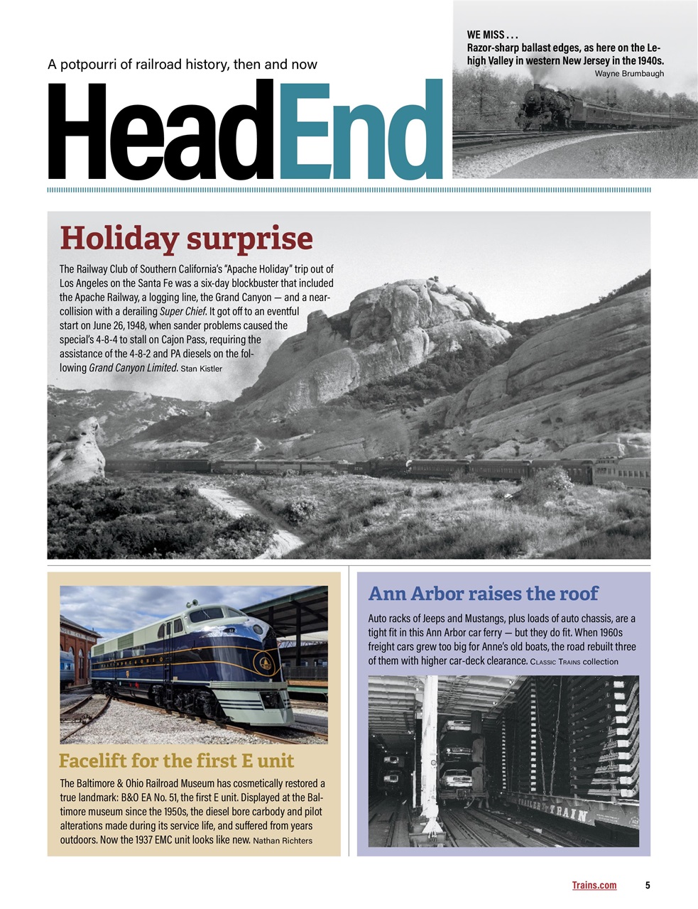 Classic Trains Preview Pages