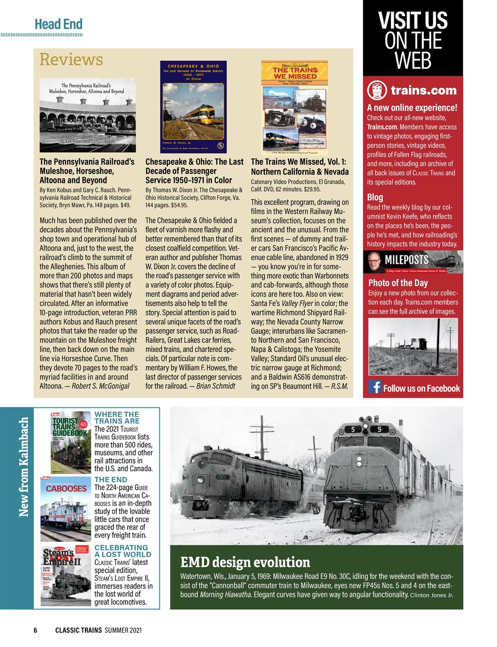 Classic Trains Preview Pages