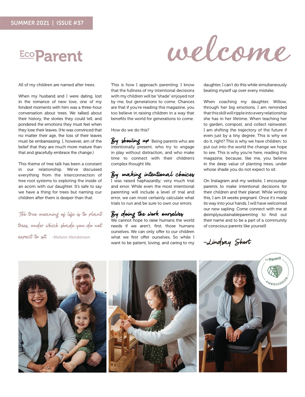 Ecoparent Magazine Preview Pages