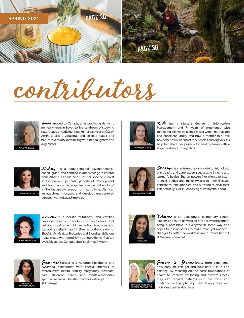 Ecoparent Magazine Preview Pages