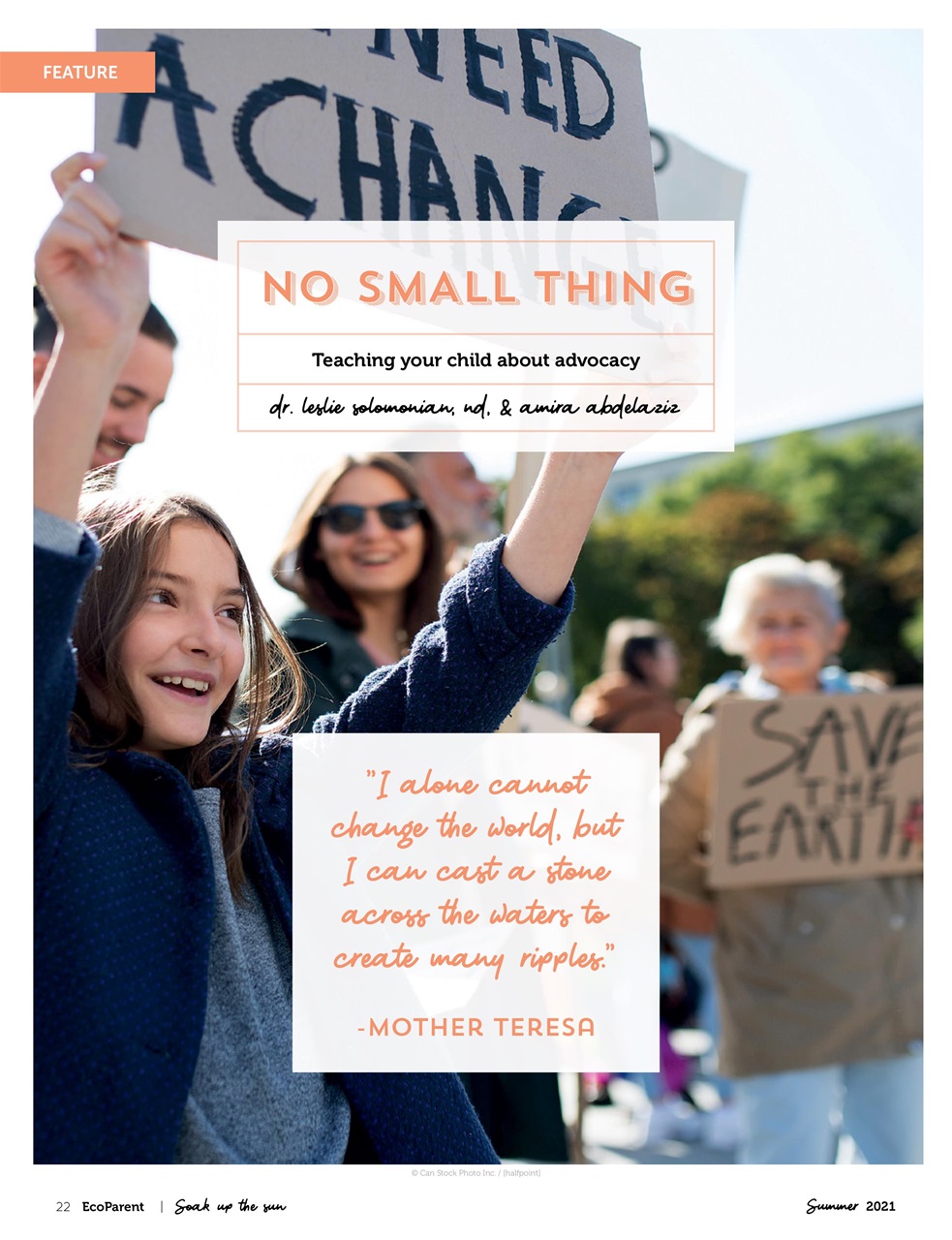 Ecoparent Magazine Preview Pages