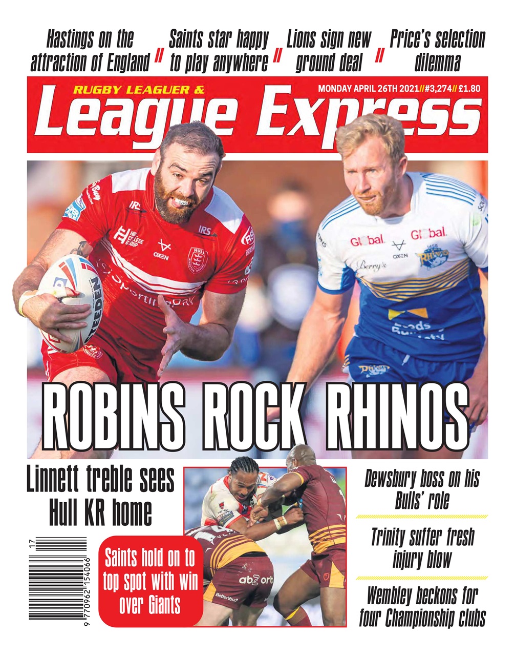 League Express Preview Pages