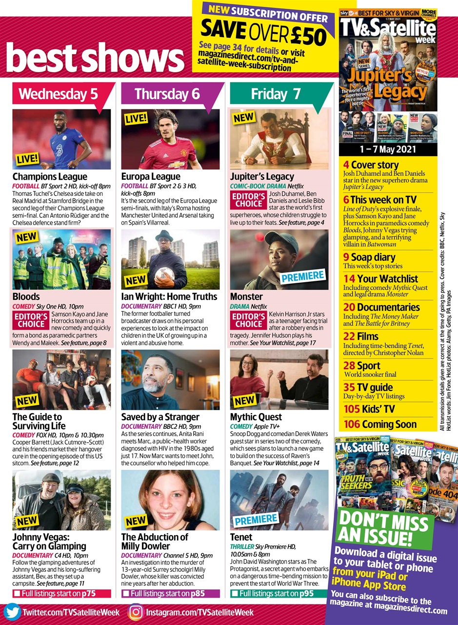 TV & Satellite Week Preview Pages