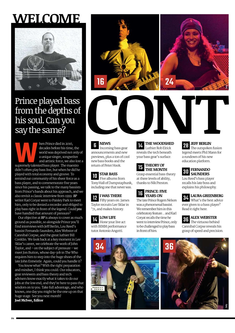 Bass Player UK Preview Pages