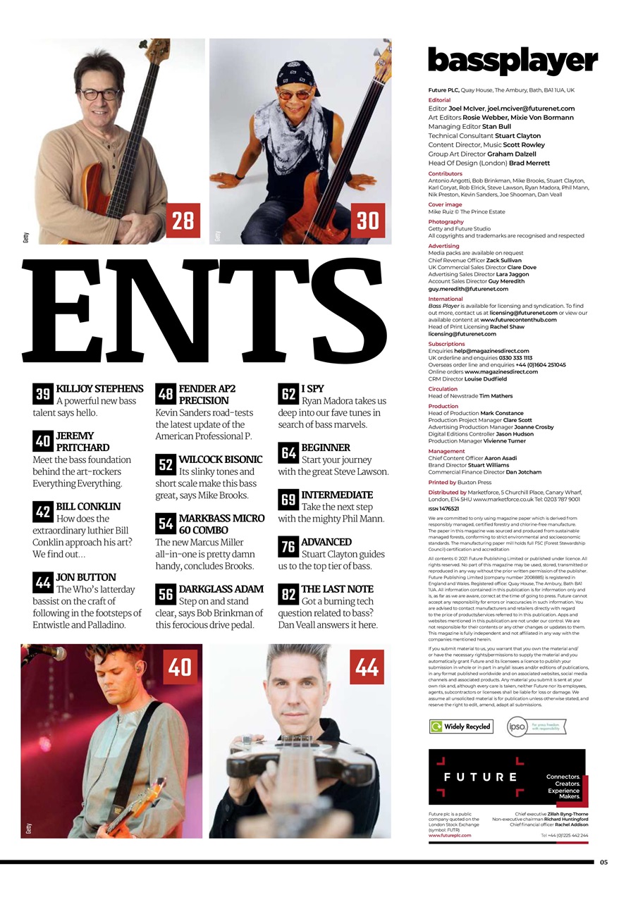 Bass Player UK Preview Pages
