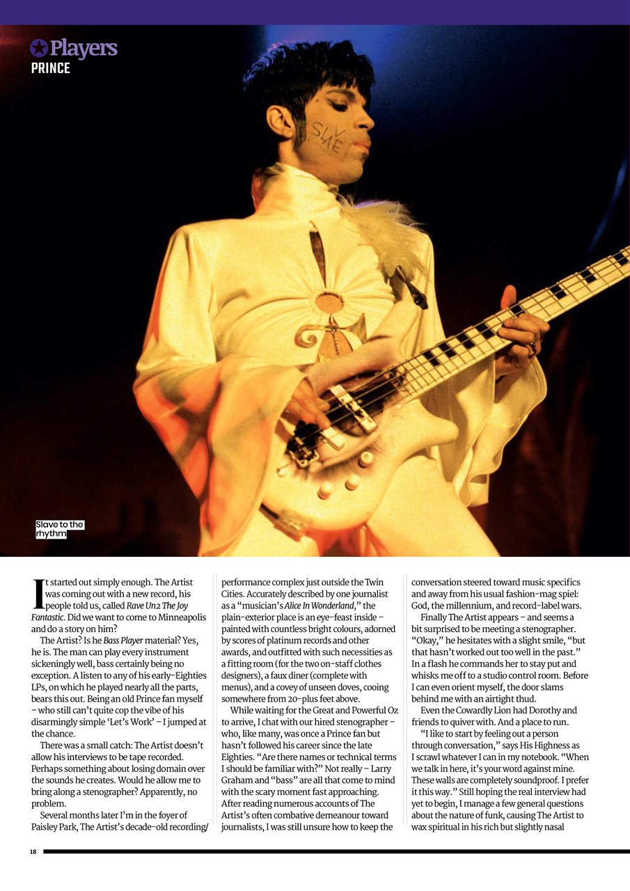Bass Player UK Preview Pages