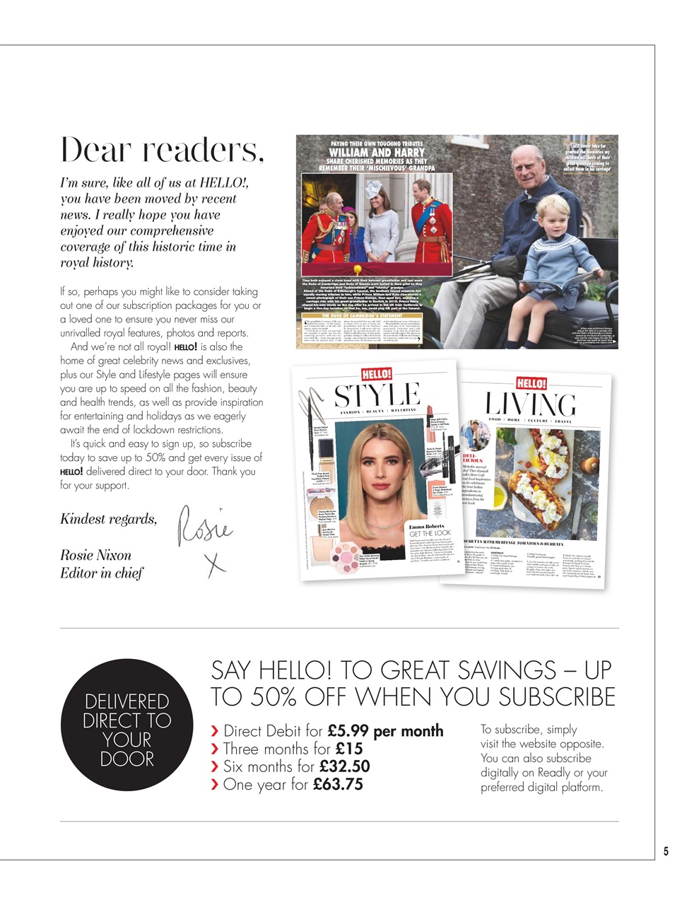 Hello! Magazine Preview Pages
