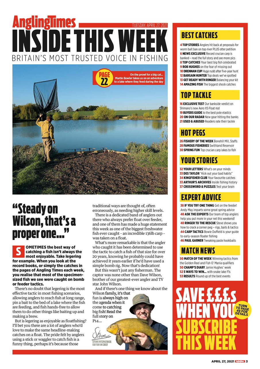 Angling Times Preview Pages