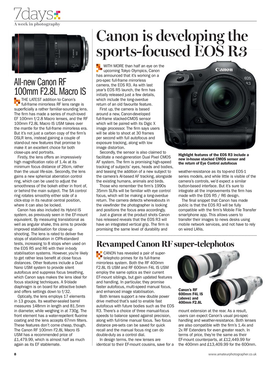 Amateur Photographer Preview Pages