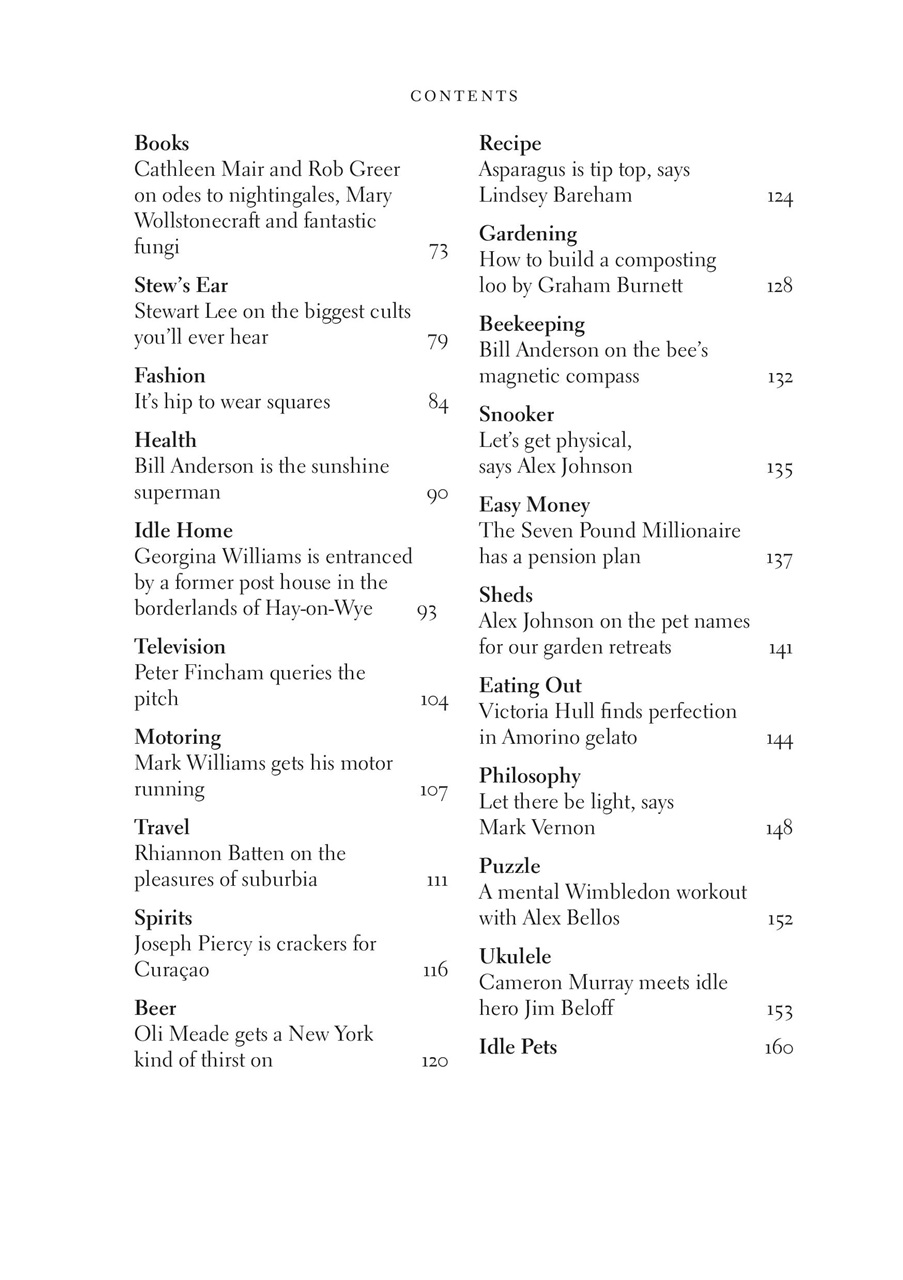 The Idler Magazine Preview Pages