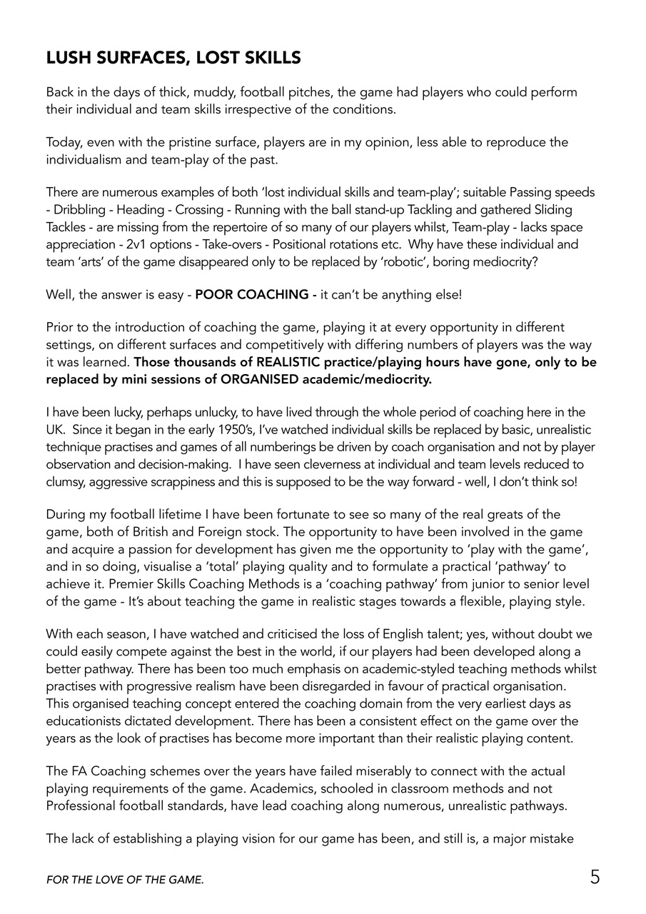 For The Love Of The Game Preview Pages