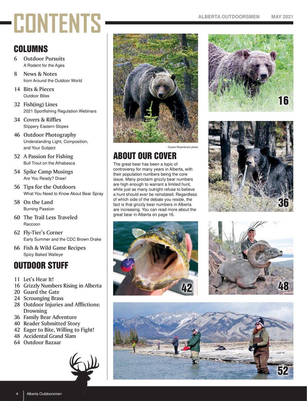 Alberta Outdoors Preview Pages