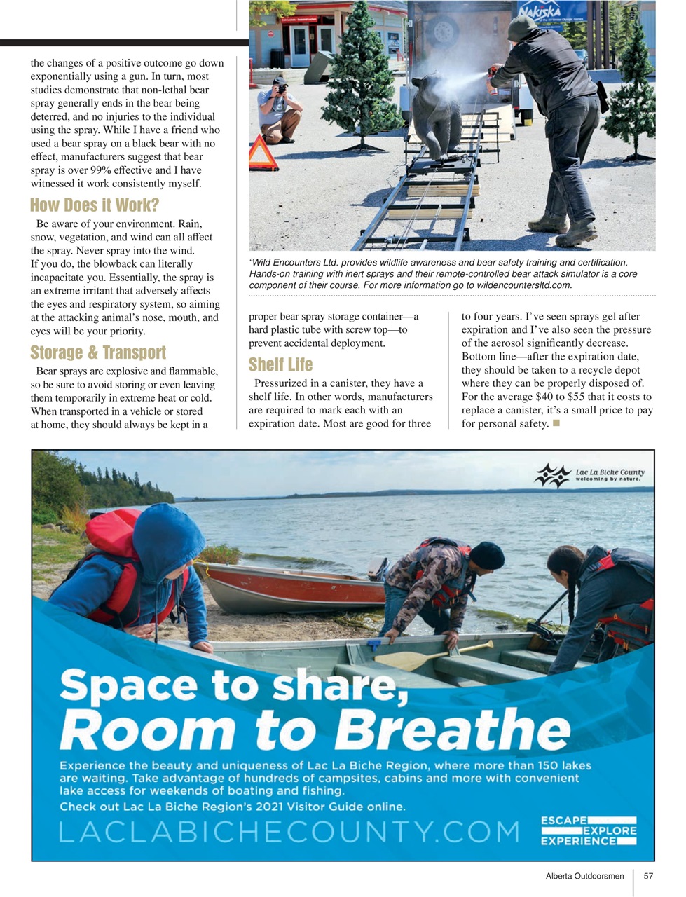Alberta Outdoors Preview Pages