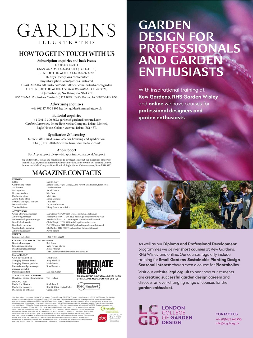 Gardens Illustrated Preview Pages