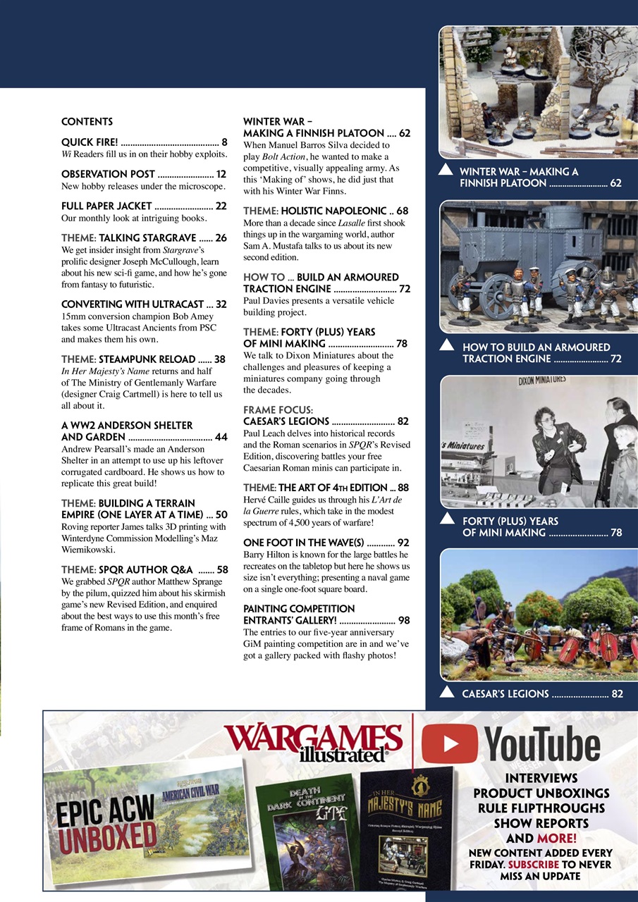 Wargames Illustrated Preview Pages