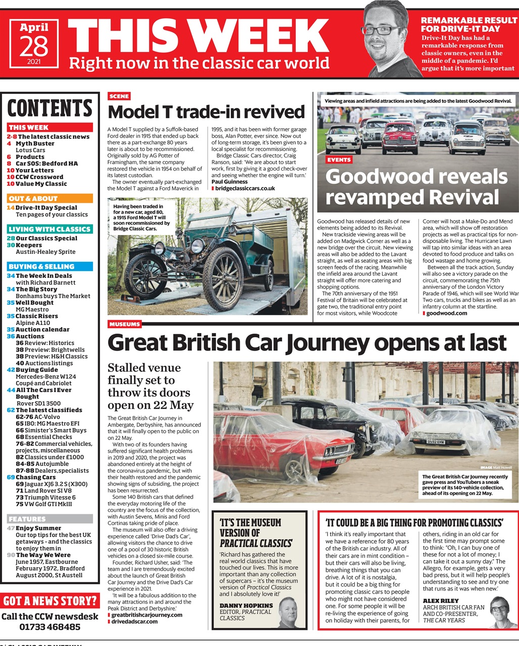 Classic Car Weekly Preview Pages