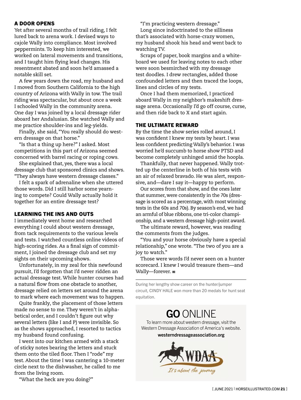 Horse Illustrated Magazine Preview Pages